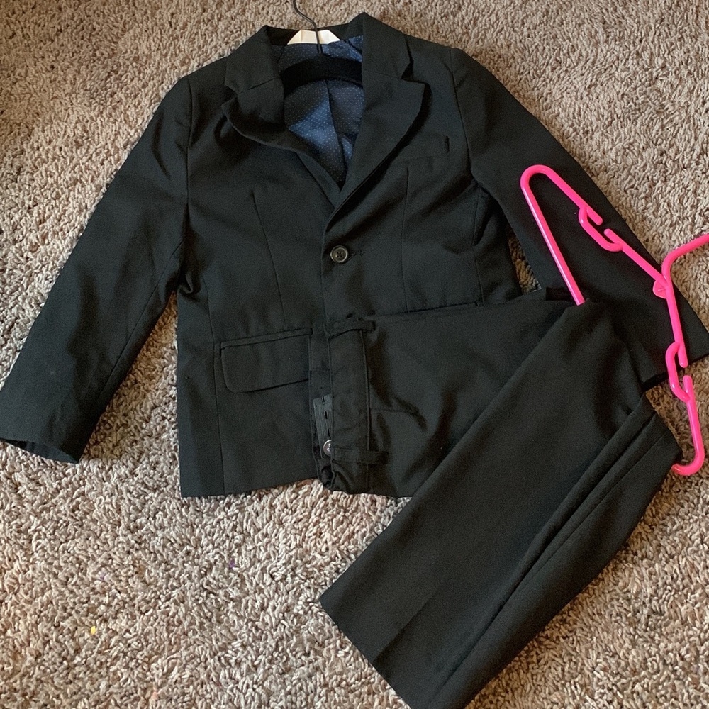 Boys black suit